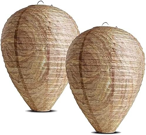 Eco-Friendly Fake Wasp Nest Decoy 2 Pack