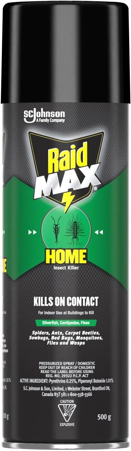 Raid Max Silverfish and Centipede Insect Killer 500g