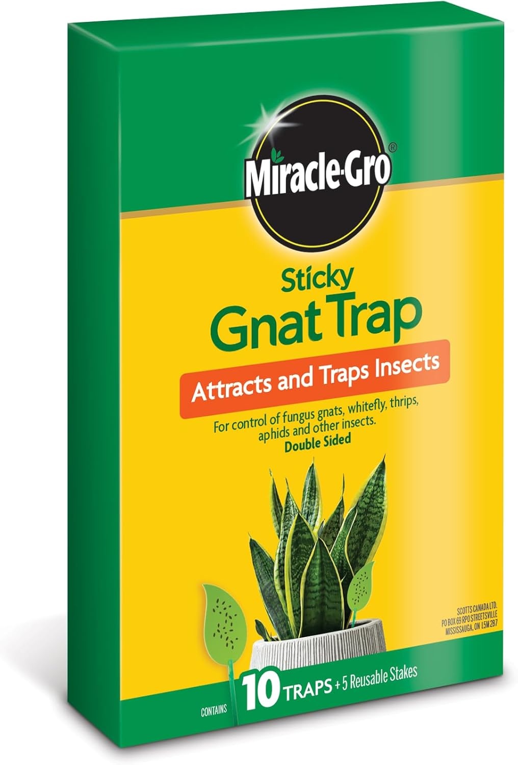 Miracle-Gro Sticky Gnat Trap 10 Count