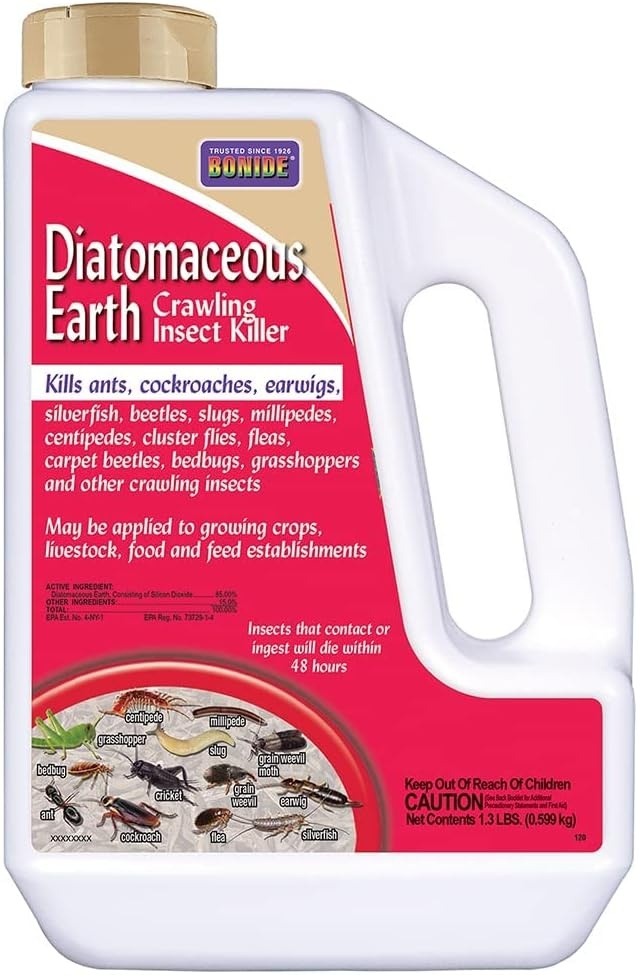 Bonide Diatomaceous Earth Crawling Insect Killer 1.3lb