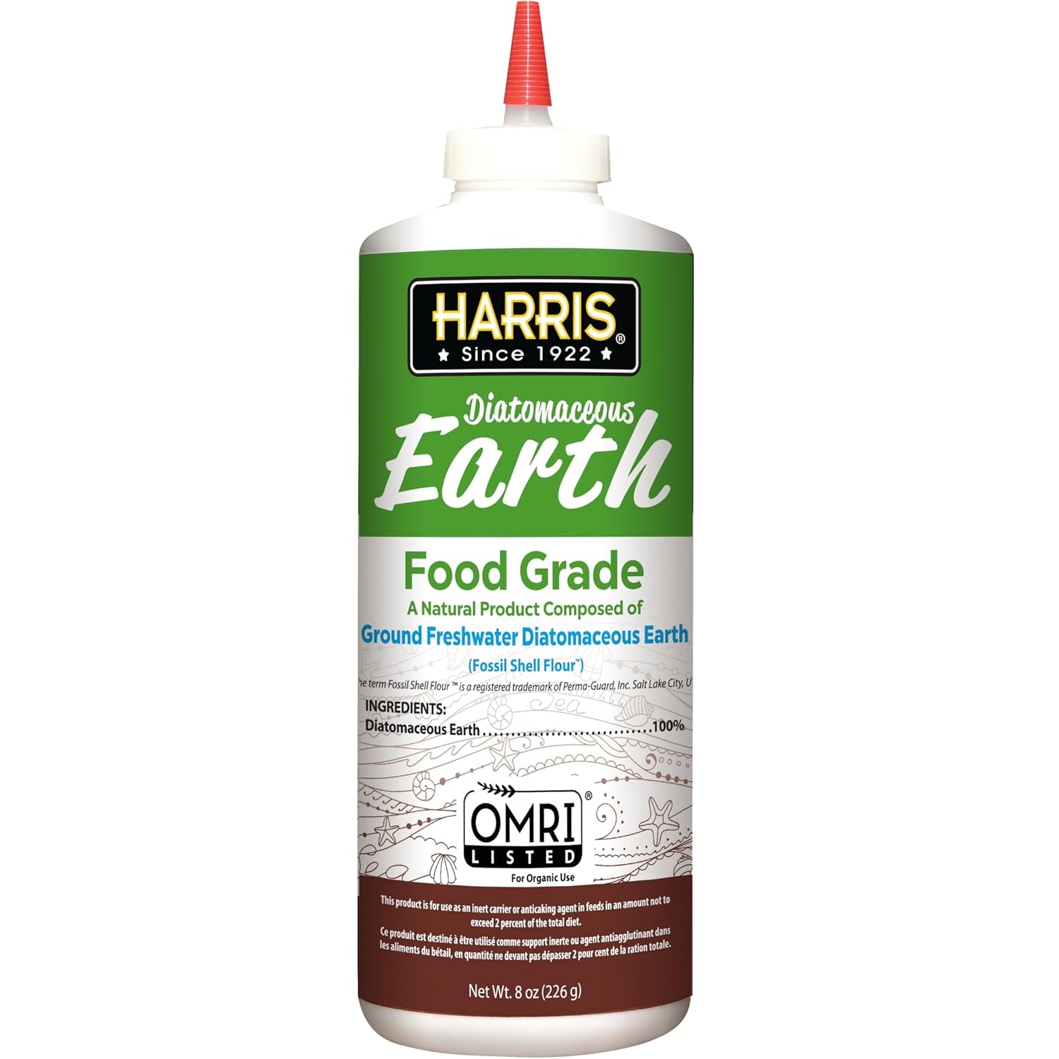 HARRIS Diatomaceous Earth Food Grade Half Pound