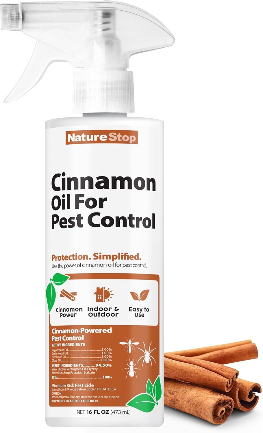 Cinnamon Oil Pest Control Spray 16oz