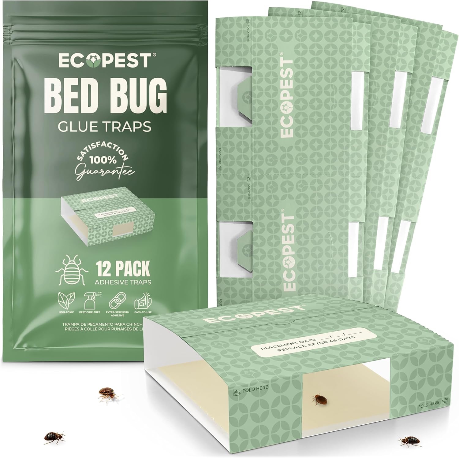 Bed Bug Glue Traps 12 Pack