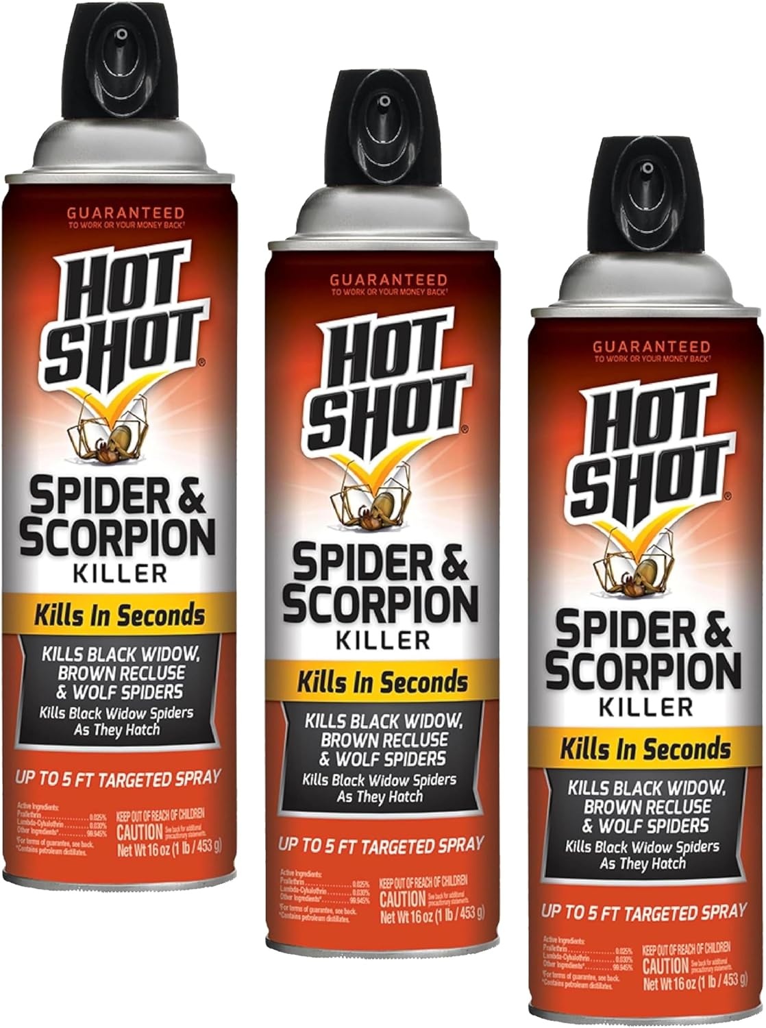 Hot Shot Spider and Scorpion Killer 16oz Pack of 3