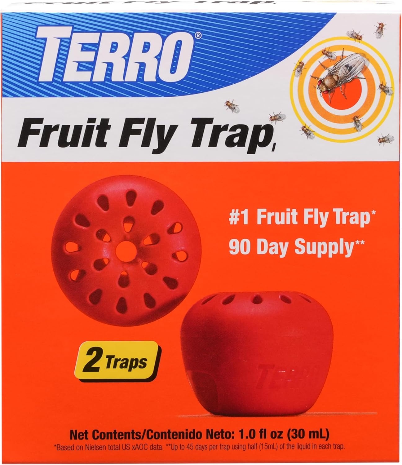 TERRO T2502 Indoor Fruit Fly Trap with Built-in Window
