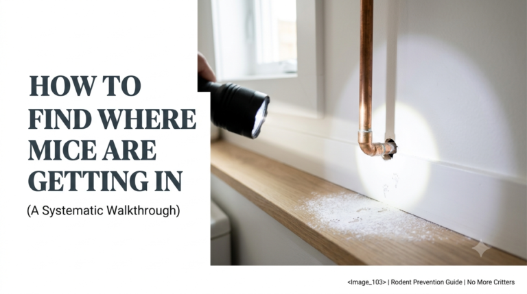 How to Find Where Mice Are Getting Into Your House (A Systematic Walkthrough)