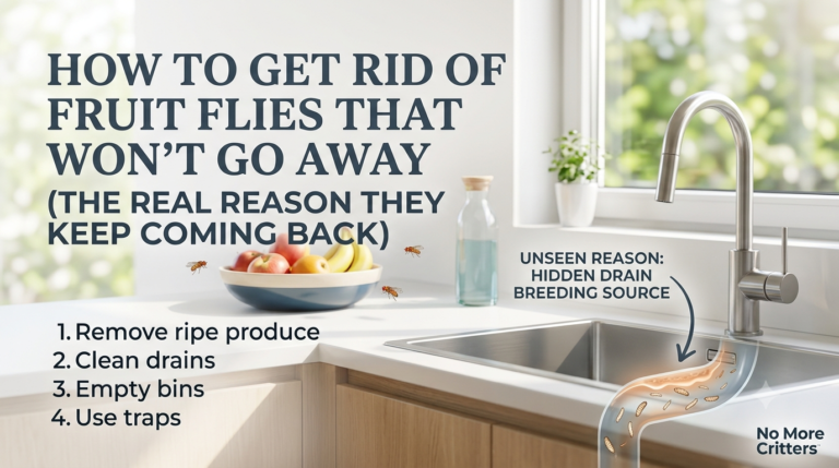 How to Get Rid of Fruit Flies That Won’t Go Away (The Real Reason They Keep Coming Back)