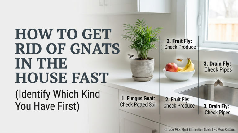 How to Get Rid of Gnats in the House Fast (Once You Know Which Kind You Have)