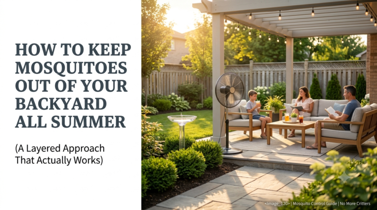 How to Keep Mosquitoes Out of Your Backyard All Summer (A Layered Approach That Actually Works)