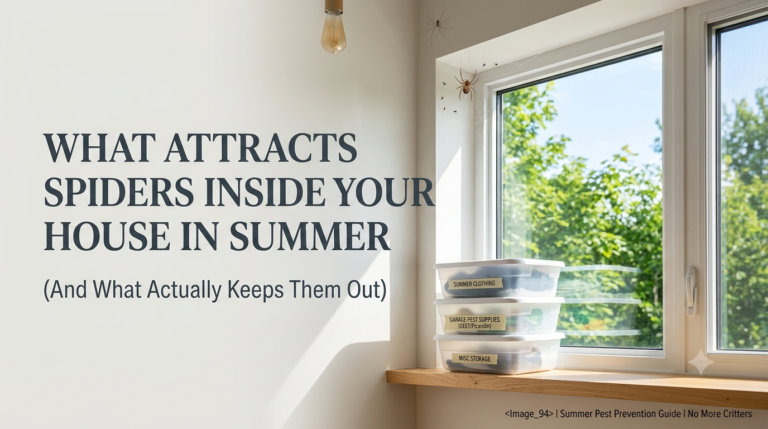 What Attracts Spiders Inside Your House in Summer (And What Actually Keeps Them Out)