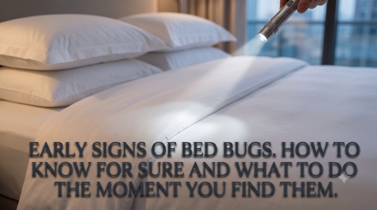 Early Signs of Bed Bugs: How to Know For Sure — and 5 Things To Do the Moment You Find Them