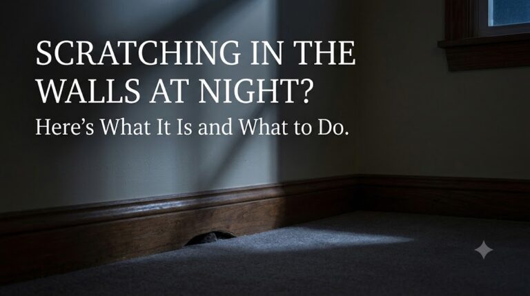 Scratching in the Walls at Night? Here’s What It Is and What to Do