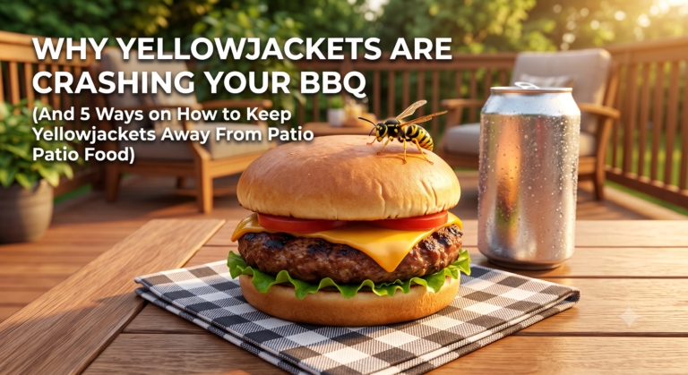 Why Yellowjackets Are Crashing Your BBQ (And 5 Ways on How to Keep Yellowjackets Away From Patio Food)
